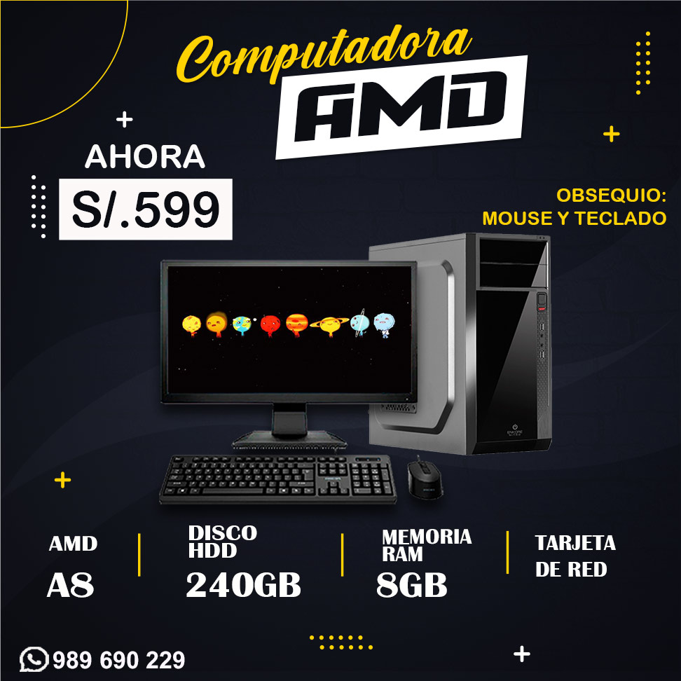 DESCUENTO EN COMPUTADORASAMD 